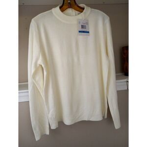 Carolyn Taylor Womens Cashmelon White Pullover Sweater Size XLARGE‎